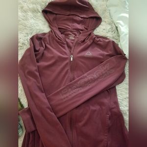 Reebok active wear zip up hoodie